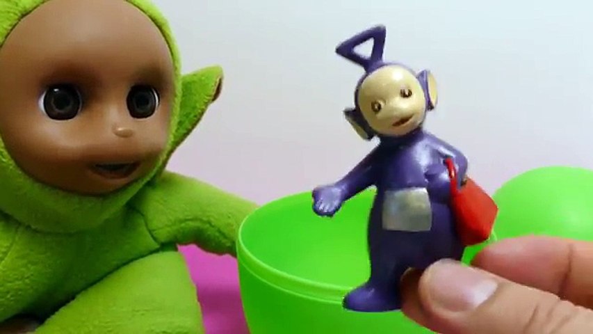 Teletubbies Dipsy opens a Giant Big Surprise Egg