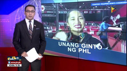 Hidilyn Diaz, nasungkit ang unang ginto ng Pilipinas sa Asian Games