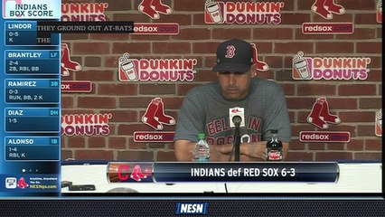 Alex Cora, Mookie Betts Not Worried About Consecutive Losses To Indians