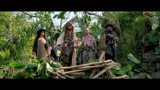 Pirates of the Caribbean On Stranger Tides Waterfall Scene