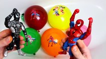 2 Spiderman Balloons Finger Family Song Learn Colors with Spider Man. Nursery Rhymes for t