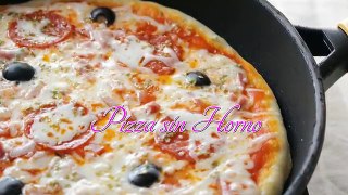 Pizza sin Horno Rápida y Sencilla