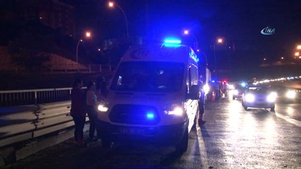 TEM’de 9 araç birbirine girdi: 6 yaralı