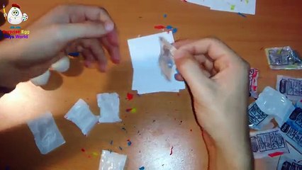 Play Doh Surprise Egg Unboxing / 20 Tattoo Surprise Egg / Cartoon Tattoo Play Doh Surprise