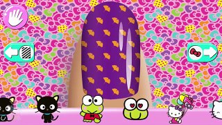 Hello Kitty Nail Salon Makeup and Dress Up Kids Game Learn to Decorate Nails (Budge Studio