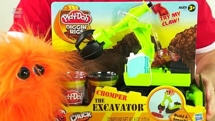 PLAY DOH Diggin Rigs Chomper The Excavator Toy