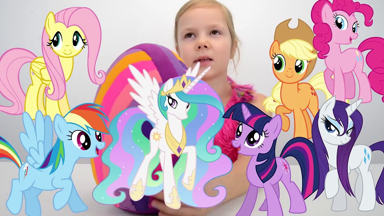 My Little Pony PLAY DOH EGG Twilight Sparkle and Nightmare Moon fight