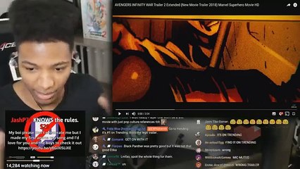 ETIKA REACTS TO AVENGERS: INFINITY WAR TRAILER | ETIKA STREAM HIGHLIGHT