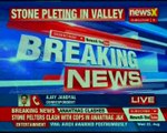Jammu & Kashmir: Protestors pelted stones & shouted slogans against Indian army in Anantnag