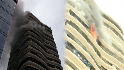 Mumbai Crystal Tower में 12th Floor पर लगी भीषण आग, 4 की मौत, 16 घायल । वनइंडिया हिंदी