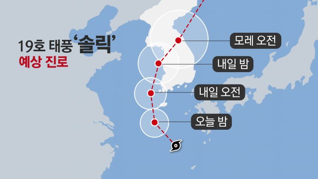 폭풍우 몰고 태풍 북상... 전국 직접 영향권 / YTN