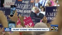 Sources: President Trump exploring post-primary rally in Phoenix