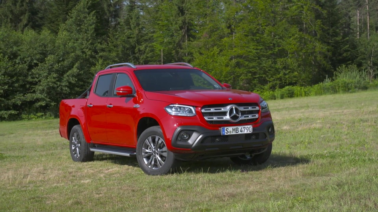 Die Mercedes-Benz X-Klasse mit V6-Motor und permanentem Allradantrieb