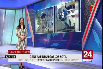 Director de la Dirincri da detalles sobre operativo policial en Miraflores