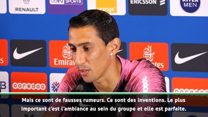 PSG - Di Maria : "L'ambiance est encore meilleure que l'an dernier"