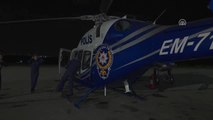 Uzunkaya, Bayram Trafiğini Helikopterle Havadan Denetledi