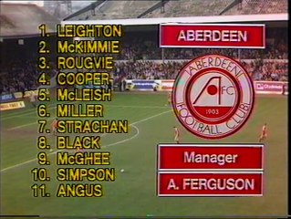 17/03/1984 - Aberdeen v Dundee United - Scottish Cup Quarter-Final - Extended Highlights