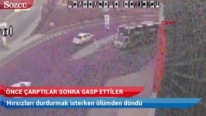 Aracına çarpıp otomobilini gasp ettiler