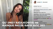 PHOTO. Emily Ratajkowski a encore frappé et s'affiche (quasiment) nue sur Instagram