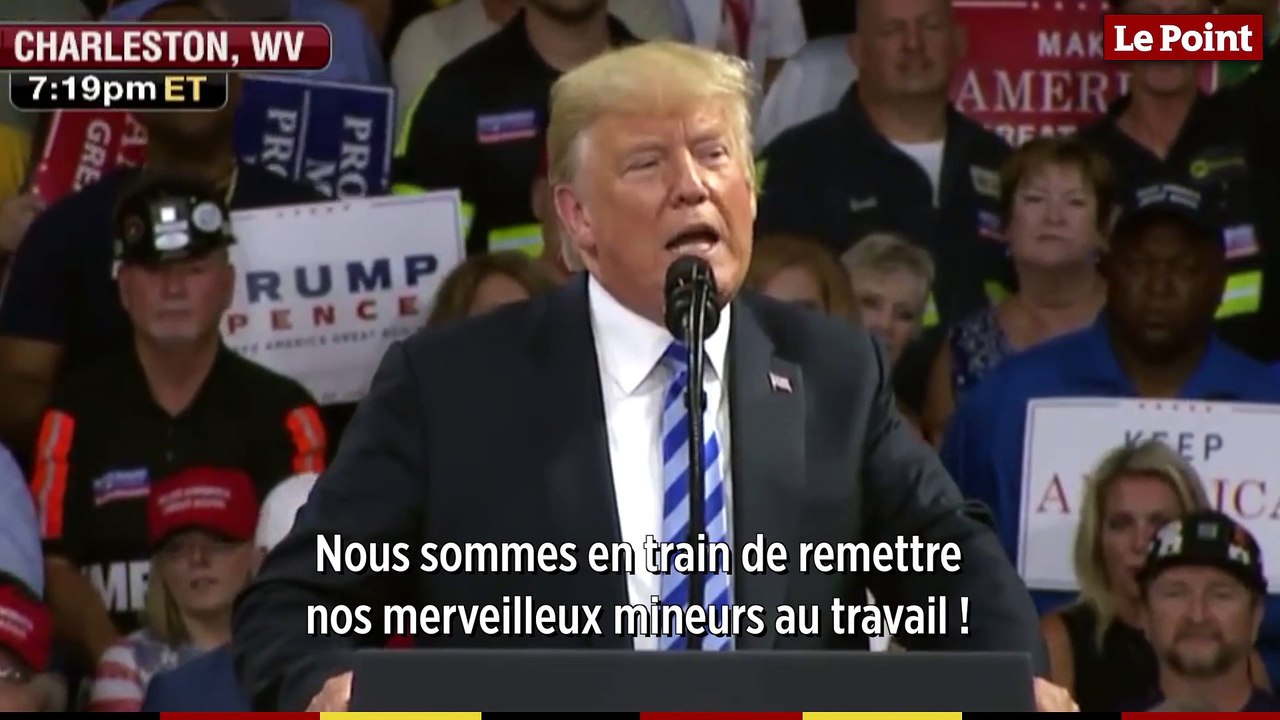 Donald Trump défend le retour au charbon en matière d'énergie