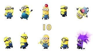 Learn To Count From 1 Up To 10 With The Minions! (Numbers Song For Children 1 10)