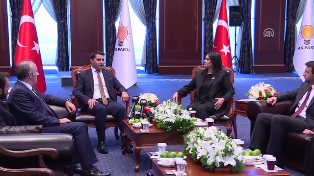 Siyasi partilerde bayramlaşma - SP, BBP ve DSP heyetinden AK Parti'ye ziyaret - ANKARA