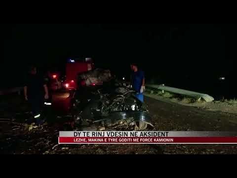 Aksident në aksin Lezhë-Shkodër humbin jetën dy të rinj - News, Lajme - Vizion Plus