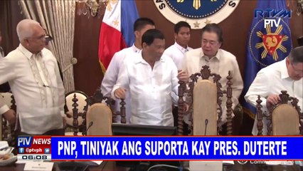 PNP, tiniyak ang suporta kay Pangulong #Duterte