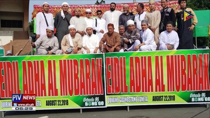 Ilang Muslim community, ngayon pa lang magdiriwang ng Eid'l Adha