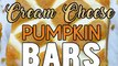 Pumpkin Bars with Cream Cheese is simple and easy dessert recipe for fall baking season, especially to be served as a dessert at Halloween party or as light and