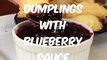 With just a handful of ingredients you can have these hot little Cream Cheese Dumplings with Blueberry Sauce in your hands!  Full Recipe Here: