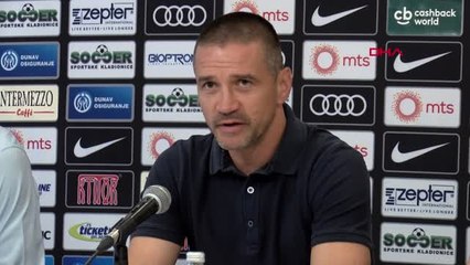 Spor Partizan Teknik Direktörü Zoran Mirkovic ve Milan Smiljanic'in Açıklamaları Hd