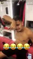 Manchester United players attempt the hand signal that's stumped football...( Insta: jesselingard)