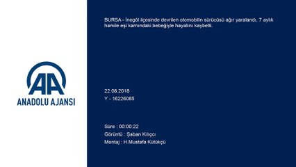 Bebek bekleyen çifti trafik kazası ayırdı - BURSA