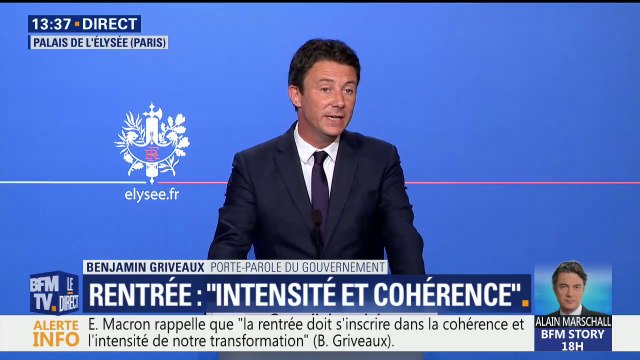 Griveaux: Nous ne devons pas dévier de stratégie mais poursuivre son déploiement