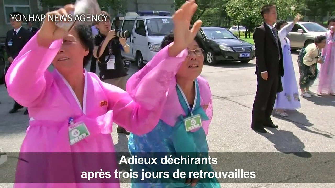 Après les retrouvailles entre Coréens, l'heure des adieux