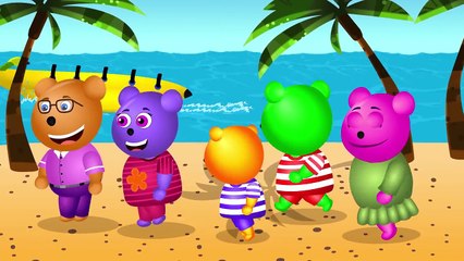 Gummy Bear Adventures - Riding on water pedal Boat  Children's Cartoons & Nursery Rhymes for Kids