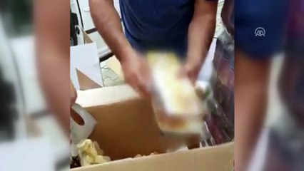 Kek kutusunda kaçak sigara ele geçirildi - İSTANBUL