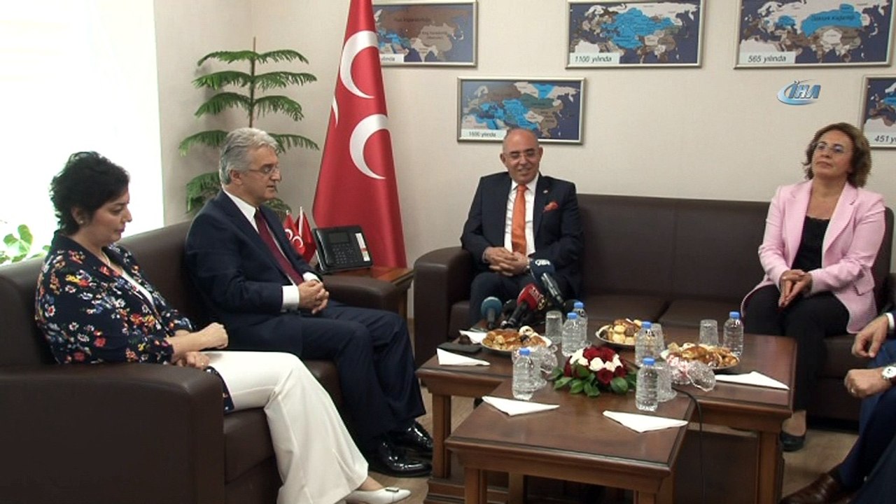 CHP, SP ve DP'den MHP'ye bayram ziyareti