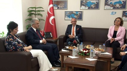 CHP, SP ve DP'den MHP'ye bayram ziyareti