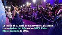 Camila Cabello gana artista del año en los premios VMA 2018