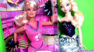 Barbie Cheerleader Elsa Disney Frozen Tryouts Cheer Team Muñeca by Disneycollector