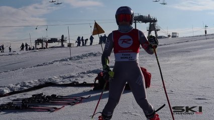 Avec Tessa Worley et les géantistes sur le glacier des 2 Alpes