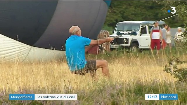 Montgolfières : les volcans vus du ciel