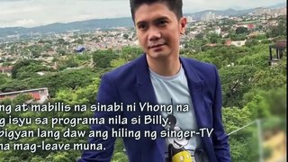 Vhong Navarro, BINUNYAG ang DAHILAN kung bakit NAWALA si Billy Crawford sa Its Showtime