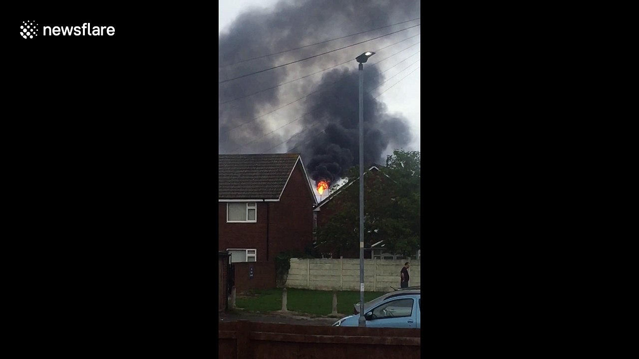 UK oil refinery in flames after ‘explosion’