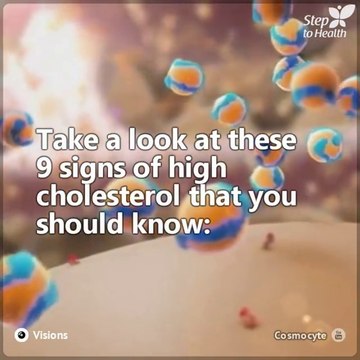 You may have high cholesterol for years and not know it until it gives its first, and final warning. Your health is important: learn how to spot the most common symptoms