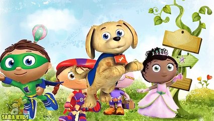 SUPER WHY FINGER FAMILY sara kids
