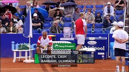 Mansour Bahrami / Bohdan Ulihrach vs. Pat Cash / Henry Leconte Prague Open new part3