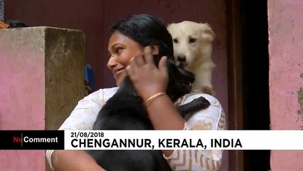 Watch: Locals return home to Kerala after severe flooding